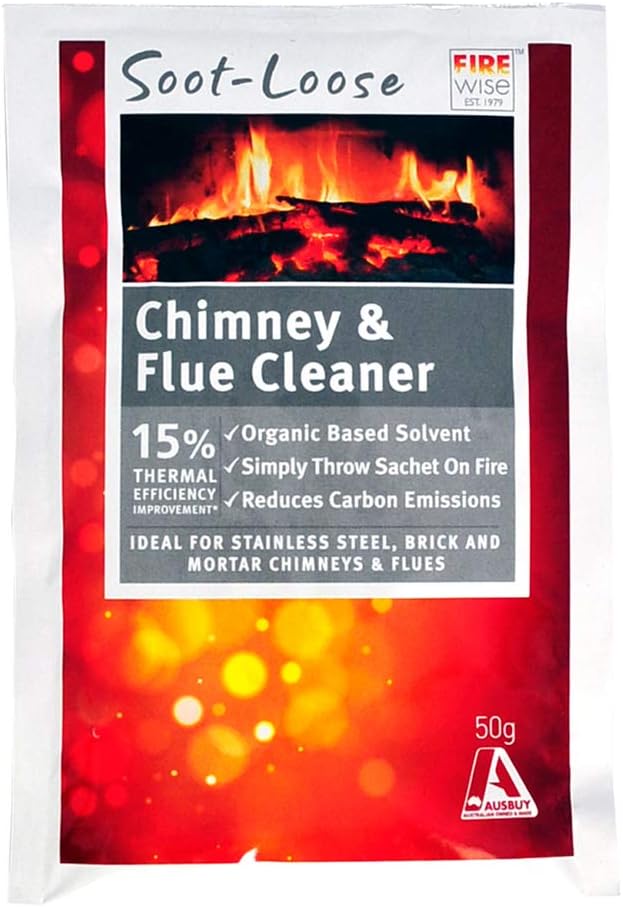 Firewise 18 Treatments Soot-Loose Chimney & Flue Cleaner Dissolves Soot, Tar and Creosote Increases Heater Efficiency, Reduces Smoke Emissions & is Non-Corrosive