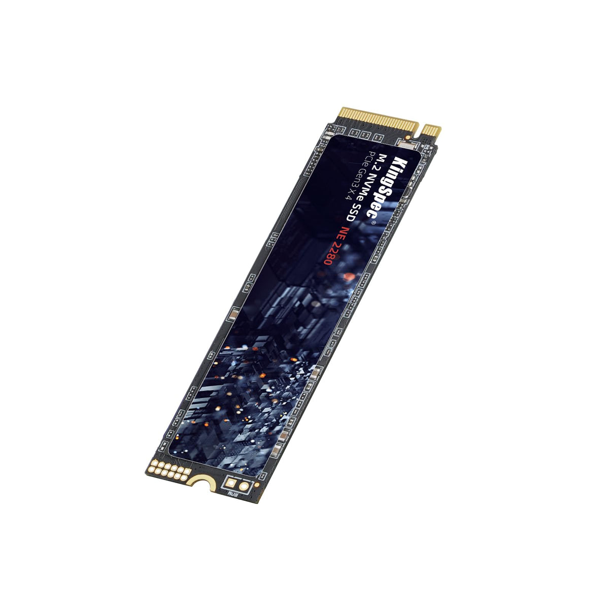 KingSpec SSD 1TB, M.2 NVMe Gen3x4 SSD 2280 - Up to 2400MB/s - Image 1