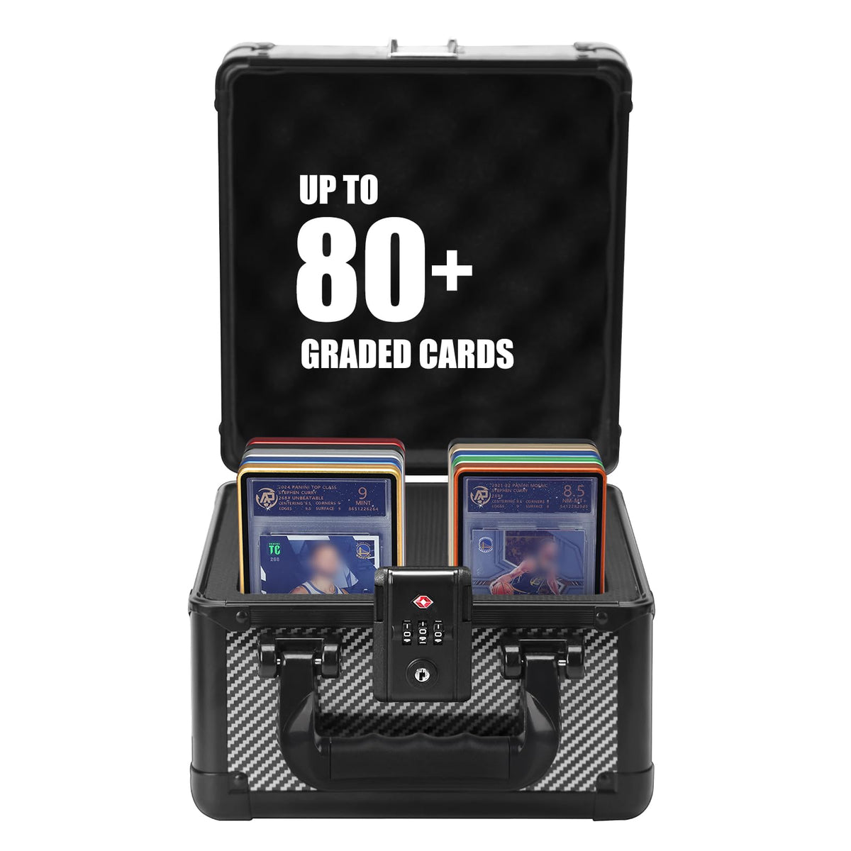 ZINHO Graded Card Case Upgraded Sports Card Storage Box - Image 1