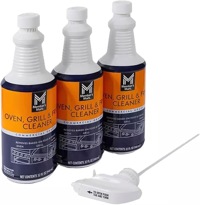Member Mark Commercial Oven, Grill and Fryer Cleaner, 32 oz., 3 pk.