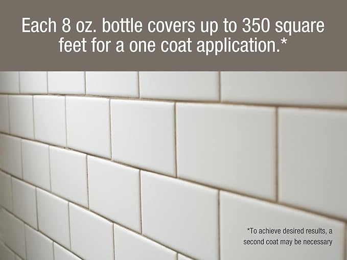 TEC Grout Colorant - Refresh and Seal or Change Grout Joint Color | A Faster and Easier Alternative to Regrouting Tile | 8 oz. Application Covers up to 350 sq. ft. - 940 Antique White