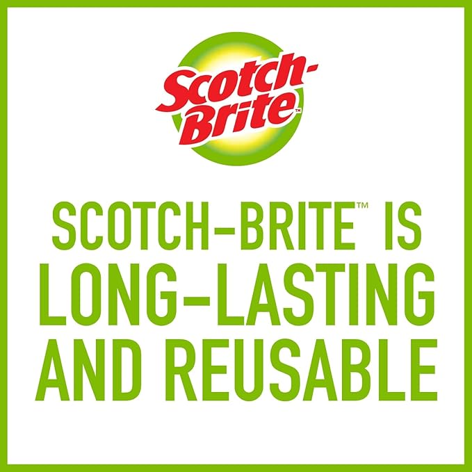 Scotch-Brite Soap Control Dishwand Brush Refills, Non-Scratch Scrub Brush Heads, Durable & Odor-Resistant, 6 Count (12 Total Refills)