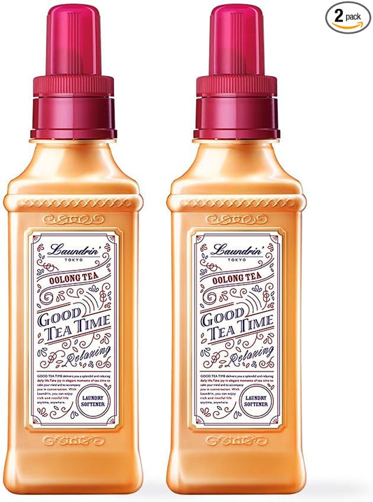 Laundrin Laundry Softener Oolong Tea, 2pk - Fabric Softener Liquid - Eco-Friendly & Plant-Based Softener - Laundry Scent Boosters - Laundry Fabric Softener - Fabric Scent Softener, Health & Household