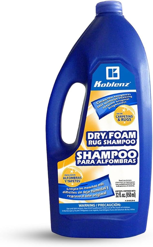 Koblenz 20-0529-6 Dry Foam Rug Shampoo, 32-Ounce, White