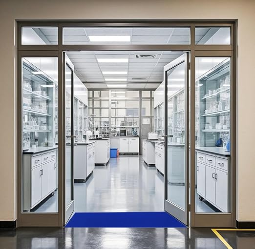 Sticky mat with Adhesive,180 Sheets,Tacky pad 24" x 36",6 Packs of 30 Blue Sheets Each,for Construction,Science Lab Door Matting,Basketball Shoes,Cleanroom,Laboratory and Hospital. (6, Blue, 24"x36")