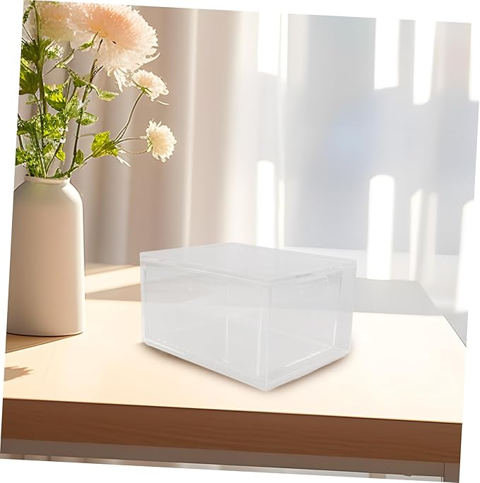 NUOBESTY 3pcs Stackable Drawer Organizer for Makeup and Desk Supplies Acrylic Storage Box Large Capacity for Cosmetics Stationery and Daily Essentials