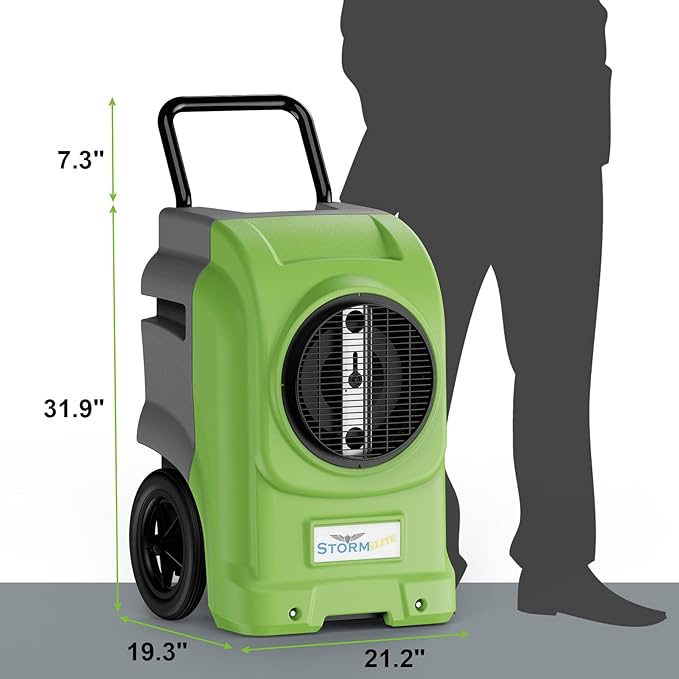 AlorAir 270 Pints Commercial Dehumidifiers Smart Wi-Fi with Pump, Up to 3,000 Sq.Ft Coverage for Large Room or Basements, Industrial Dehumidifier with Drain Hose, 5 Years Limited Warranty