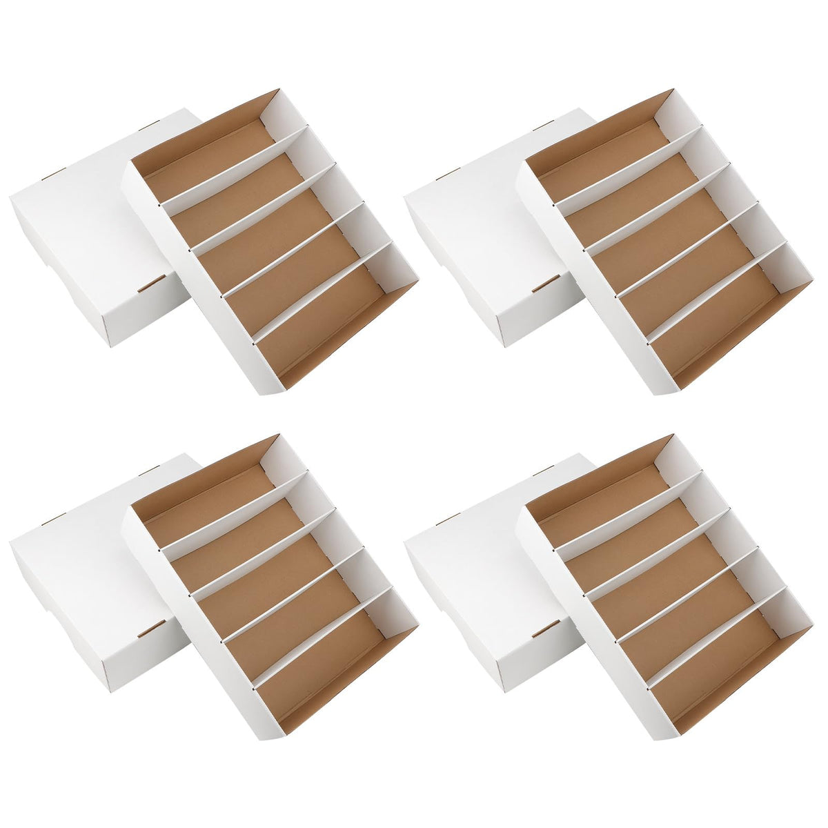 4 Pack Card Storage Box, 3700 Count Trading Card Storage - Image 1