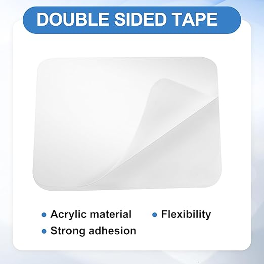 uxcell 30Pcs Double Sided Adhesive Pads, 3 Sizes Clear Removable Heavy Duty Mounting Tape Picture Hanging Sticky Adhesive Pad for Wall, Poster Picture, DIY Craft