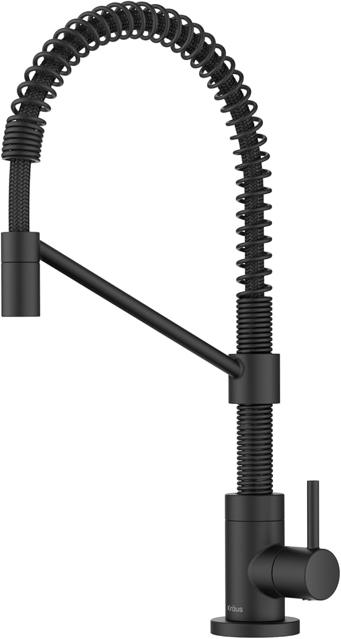 KRAUS Bolden Single Handle Drinking Water Filter Faucet for Reverse Osmosis or Water Filtration System in Matte Black, FF-104MB