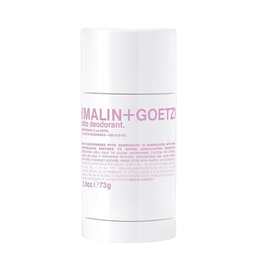 MALIN+GOETZ Otto Deodorant, natural effective odor & sweat defense, for all skin types, clear color, no residue/stains, free of aluminum, alcohol, baking soda, parabens, cruelty free 2.6 Fl Oz