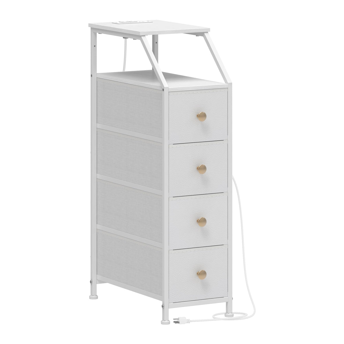 Tohomeor Narrow Dresser Tall Skinny Storage Tower Vertical Slim - Image 1