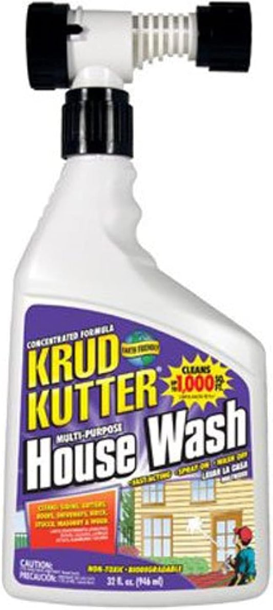 Krud Kutter HW32H4 Multi-Purpose House Wash, 32 oz