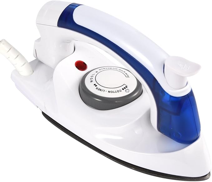Steam Iron,Portable Foldable Folding Compact Handheld Steam Travel Iron,Nonstick sole plate,Anti-skidding handle,