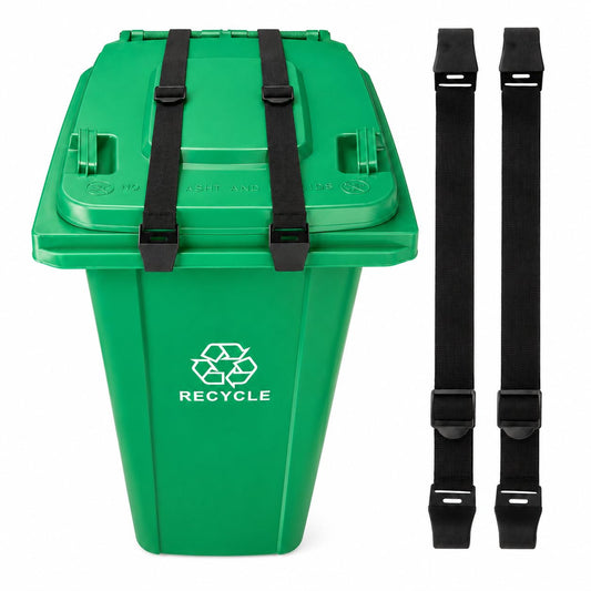 2PCS Bear Proof Trash Can Lock, Heavy Duty Garbage Can Locks - Image 1