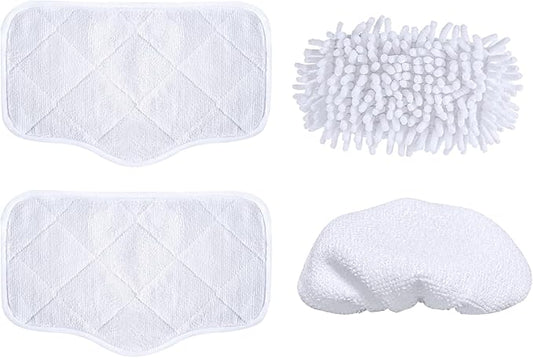 Steam Mop Cleaning Cloth, Garment Steam Cloth, Window Cleaner Cloth, Mop Deep Cloth for GHORA Steam Mop Cleaner, 4 Pack