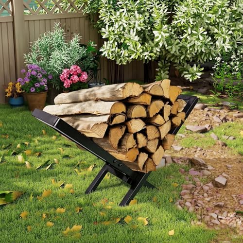 Firewood Rack Outdoor and Indoor Firewood Holder | Home Organization - Image 3
