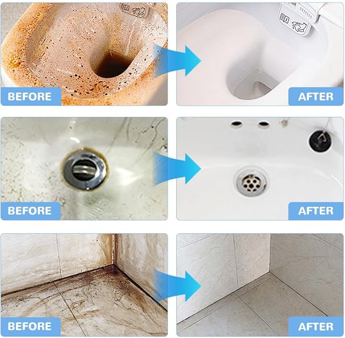 Bathroom Descaler Cleaner, 2025 Upgraded Multipurpose Stubborn Stains Cleaner, Bathroom Descaler Cleaners, Bathrooms Cleaning Foam Spray for Kitchen Bath Sink Glass (1) (1)