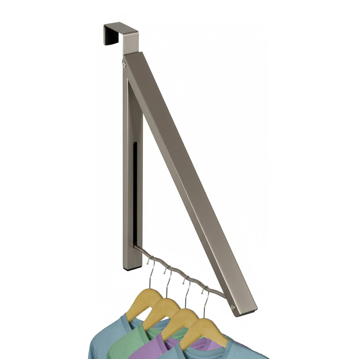 HOLDN’ STORAGE Over The Door Hanger, Single Foldable Rack - Image 1