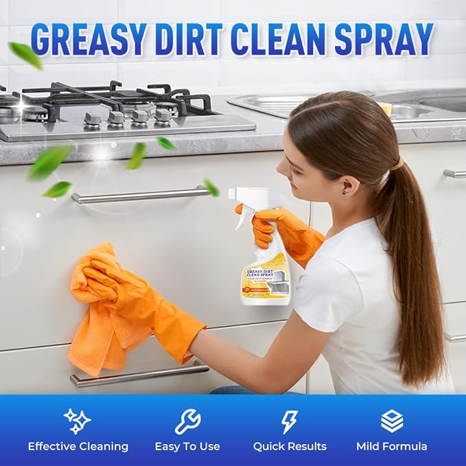 Multifunctional Powerful Kitchen Foam Cleaner, Upgrade Kitchen Degreaser Heavy-Duty Grease Remover for Stove, Fast-Acting All-Purpose Cleaner for Bathroom (3)