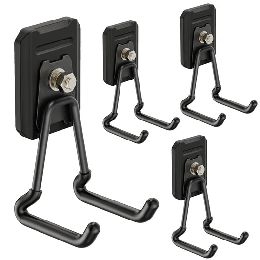 Heavy Duty Magnetic Garage Hooks,4 Pack Strong | Garage Storage - Image 1