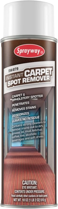 Sprayway SW879 Instant Carpet Spot Remover, 18 oz