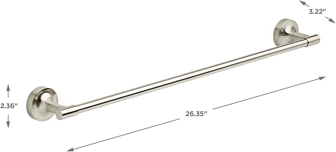 Franklin Brass VOI64-SN Voisin 4 Piece -bath Hardware Kit, Brushed Nickel