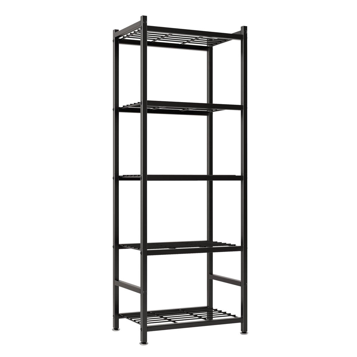 Storage Shelves, 5-Tier Metal Shelving Unit with Leveling Feet - Image 1