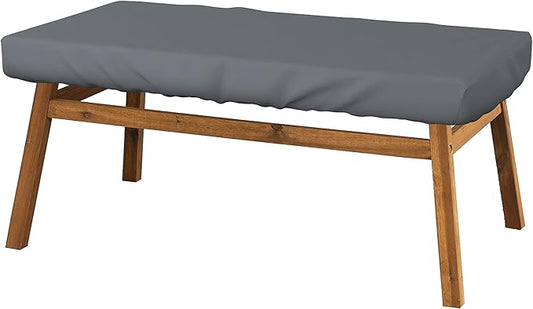 Covers & All Rectangle Table Top Cover, 12 Oz Waterproof UV & Weather Resistant Patio Table Cover, Outdoor Table Cover for Patio Furniture (60" L x 35" W x 5" H, Gray)