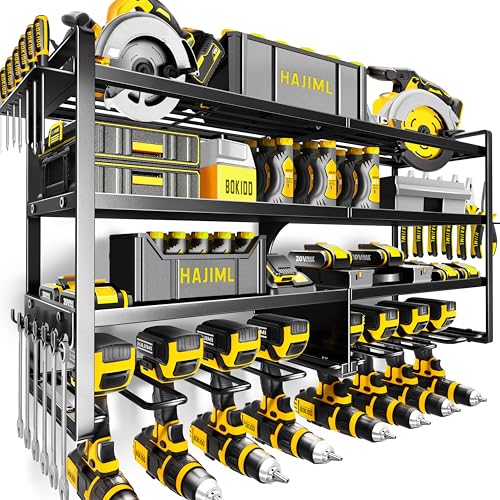 Power Tool Organizer Wall Mount,4 Layers Heavy Duty - Image 2