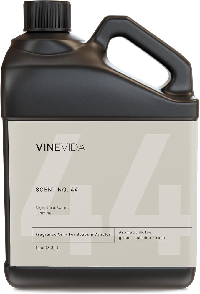 VINEVIDA [128oz] Jasmine Fragrance Oil for Candle Making and Soap Making - Premium Candle Scents for Soy Candles