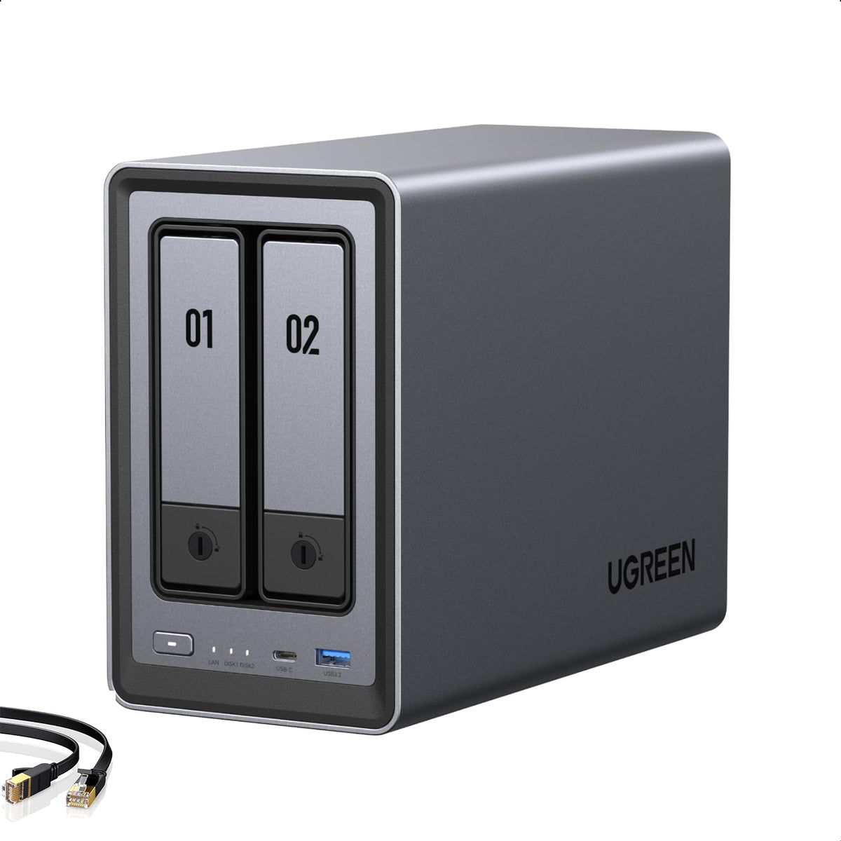 UGREEN NAS DXP2800 2-Bay for Advanced Home Users, Remote Workers - Image 1