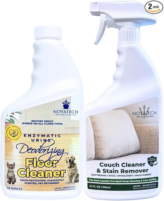 Couch Cleaner and Stain Remover Spray – Professional Strength, Multi-Surface Fabric and Upholstery Cleaner – Pet-Safe, Non-Toxic, Quick-Drying for Couches, Sofas & Car Interiors (combo)