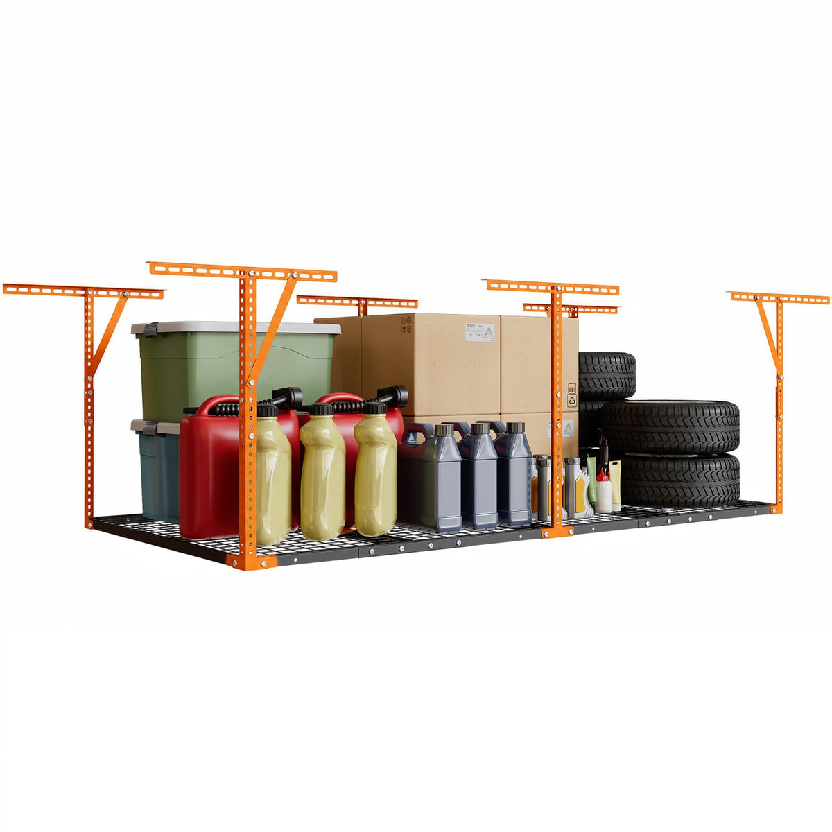 TrailBlaze Heavy Duty Overhead Garage Storage Rack – | Garage Storage - Image 1