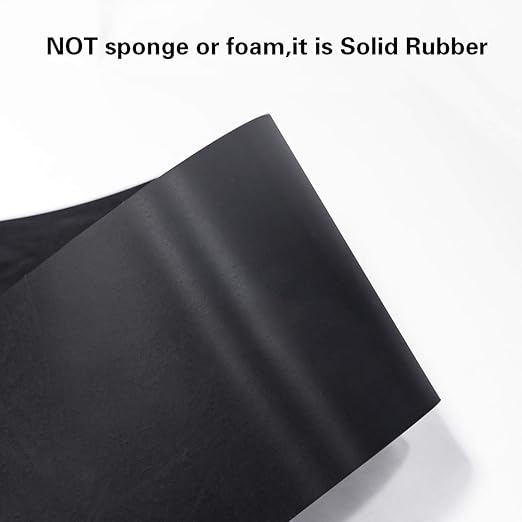 TORRAMI Neoprene Material Rubber Sheet Roll 1/8 (.125) inch T X 4 inch W X 10 Feet, DIY Gaskets for Sealing,Protection, Abrasion, Supports, Leveling, Bumpers