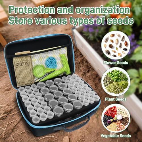 Seed Storage Organizer, 114 Slots Seed Storage Box with 20 - Image 7