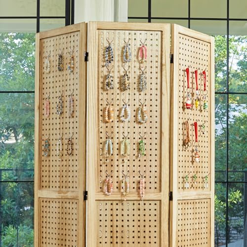 Pegboard Display, 5.6Ft Portable Freestanding Wall Organizer - Image 3