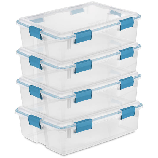 Sterilite Gasket Storage Box with Lids for Home & Office - Image 1