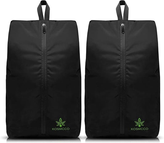 2Pcs Smell Proof Cleat Bag - Athletic Soccer & Golf Shoe Bag for Smelly Cleats and Gym Shoes | Durable, Water-Resistant, and Easy to Clean