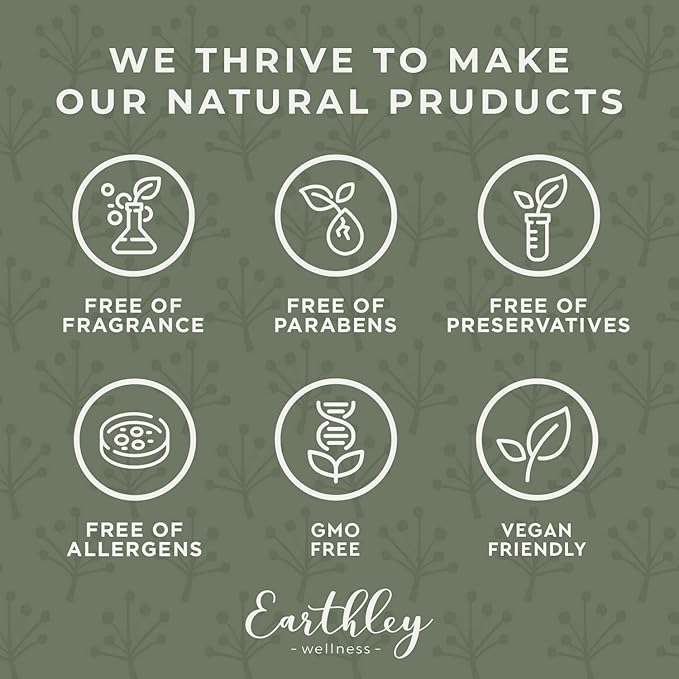 Earthley Wellness Laundry Detergent, Natural, Gentle & Effective for Sensitive Skin, Safe for Baby Clothes & Cloth Diapers, Biodegradable, Eco-Friendly, Plant-Based Cleaners (60 Loads, Citrus)