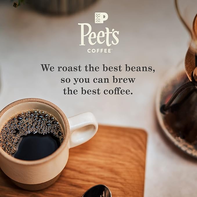 Peet's Coffee, Dark Roast Single Serve Coffee Pods - French Roast 32 Count (1 Box of 32 Pods)