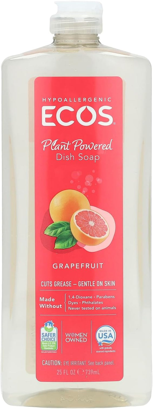 Ecos, Dishmate Liquid Grapefruit, 25 Fl Oz