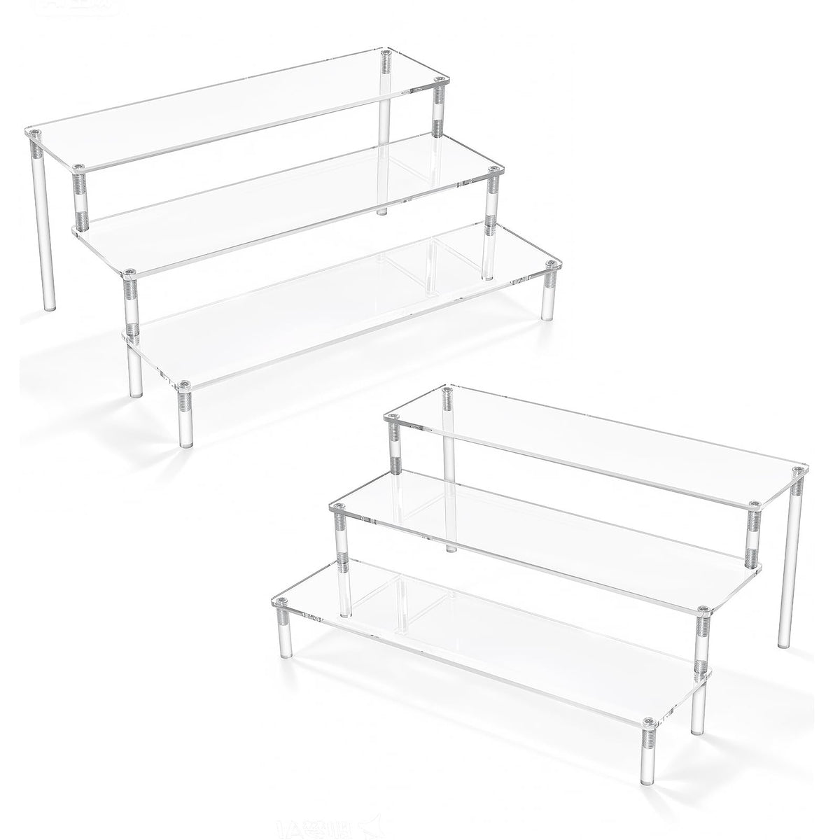 AZEAM Acrylic Display Riser, Clear Perfume Organizer | All Products - Image 1