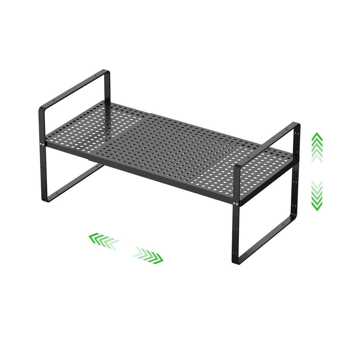 Expandable Storage Shelf, Stackable Organizer Rack - Image 1