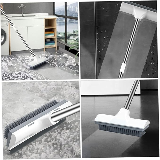 Toilet Tile Cleaning Brush Floor Cleaning Brush Long Handle for Bathroom