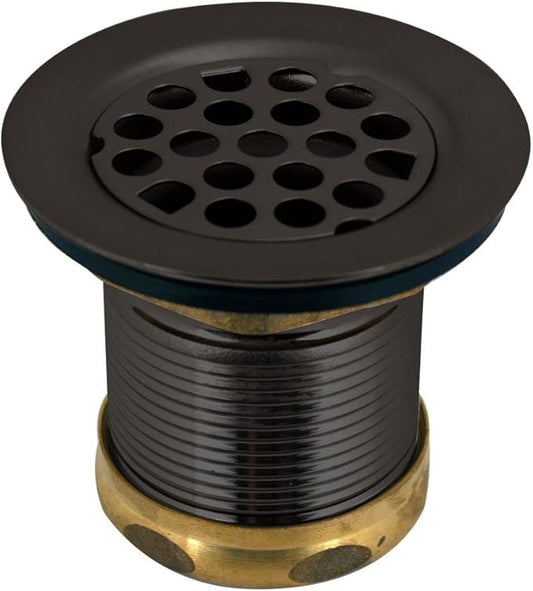 Westbrass Grid Basket Style Bar Sink Strainer, Oil Rubbed Bronze, D2181-12