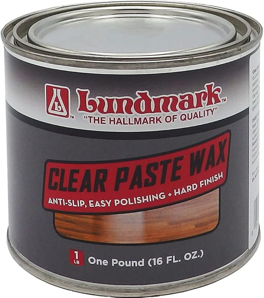 Lundmark Carnauba Paste Wax, Clear, 1-Pound, 3206P001-6 (LUN-3206P001-6)