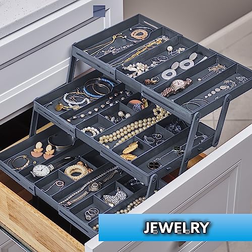 Ontel Smart Drawer Organizer - Multi-level Jewelry Holder - Image 5