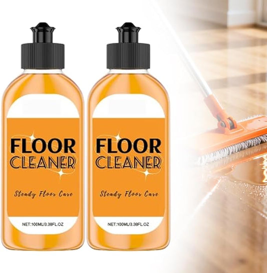 Powerful Stain Removing Floor Cleaner, 2026 New All-purpose Cleaning Agent, Household Hardwood Floor Cleaning Solution, Laminate Wood Floor Cleaners for Mopping Wood, Tile, Marble (100ml*2)