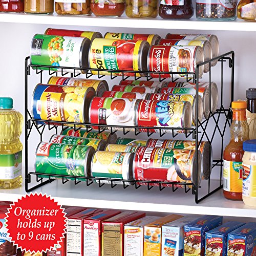 Collections Etc Can Storage Organizer Rack, 3-Tier Storage - Image 5